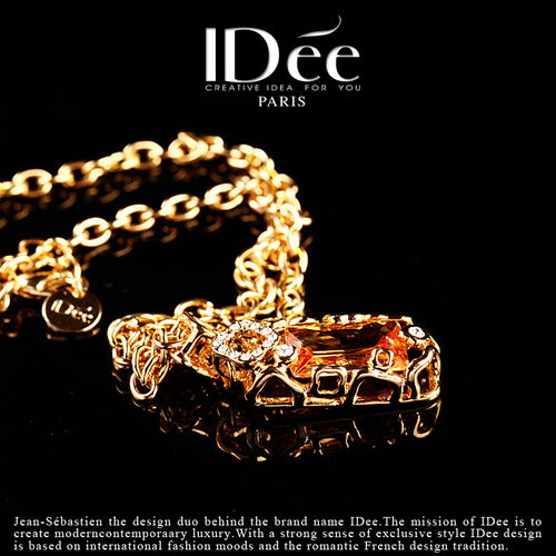 彰顯不凡品位 法國idee時尚藝術飾品，華美寶石項鏈的藝術之魅